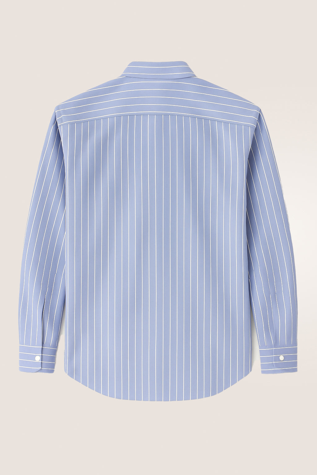 Light Blue With White Pinstrips Cotton Shirt