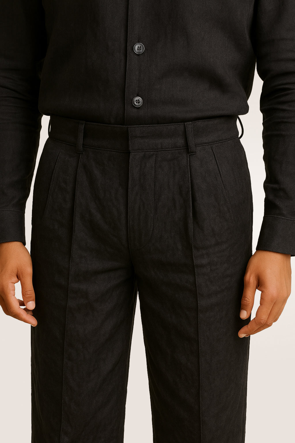 Black Linen Pants
