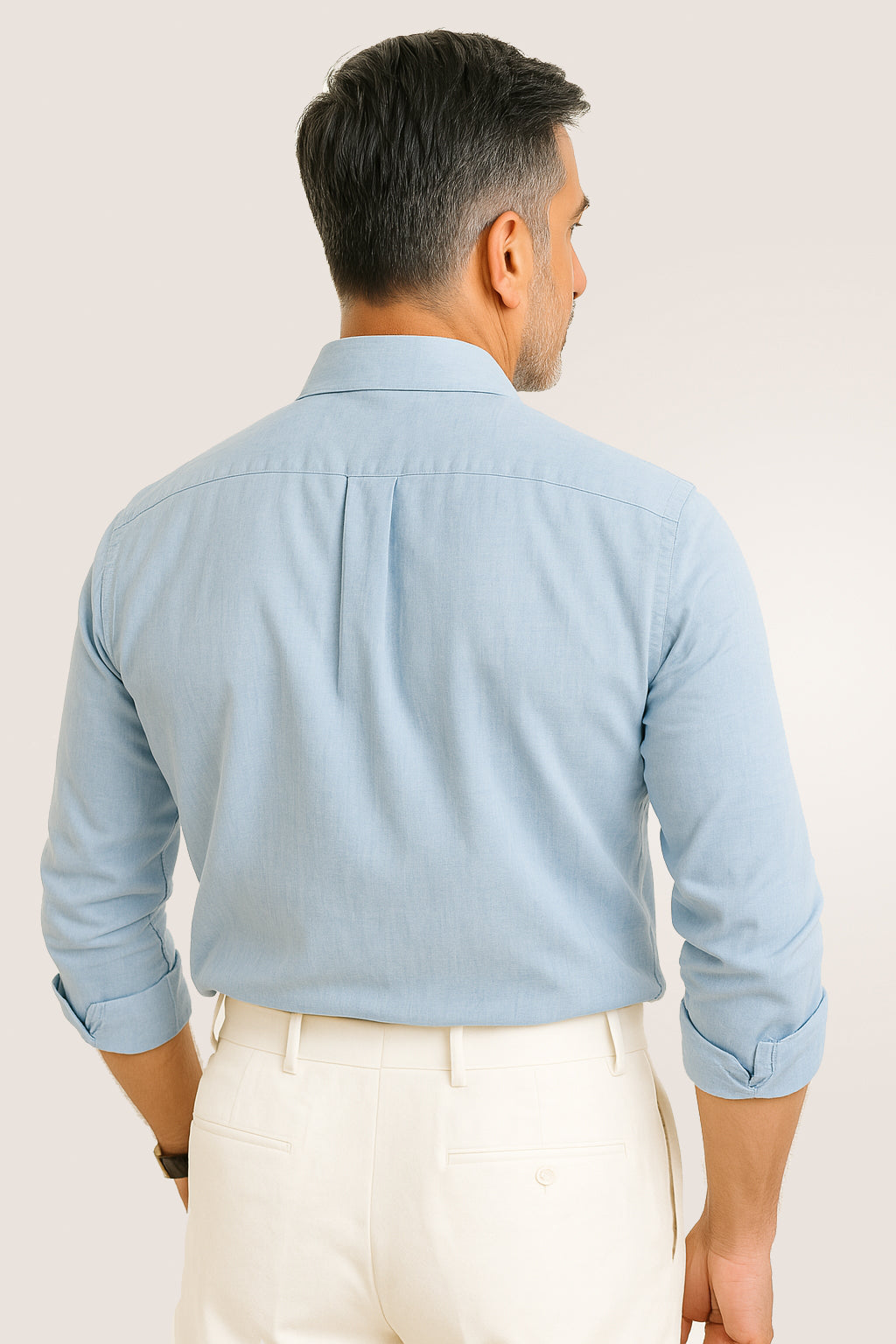 Sky Blue Cotton Shirt