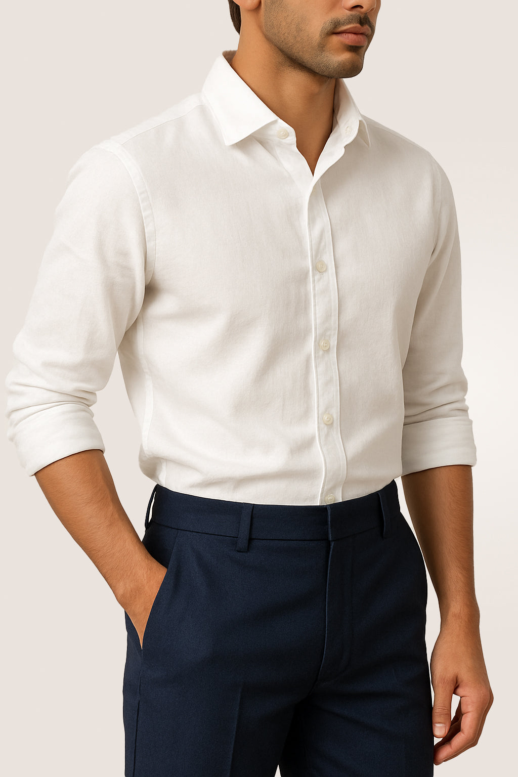 White Cotton Shirt