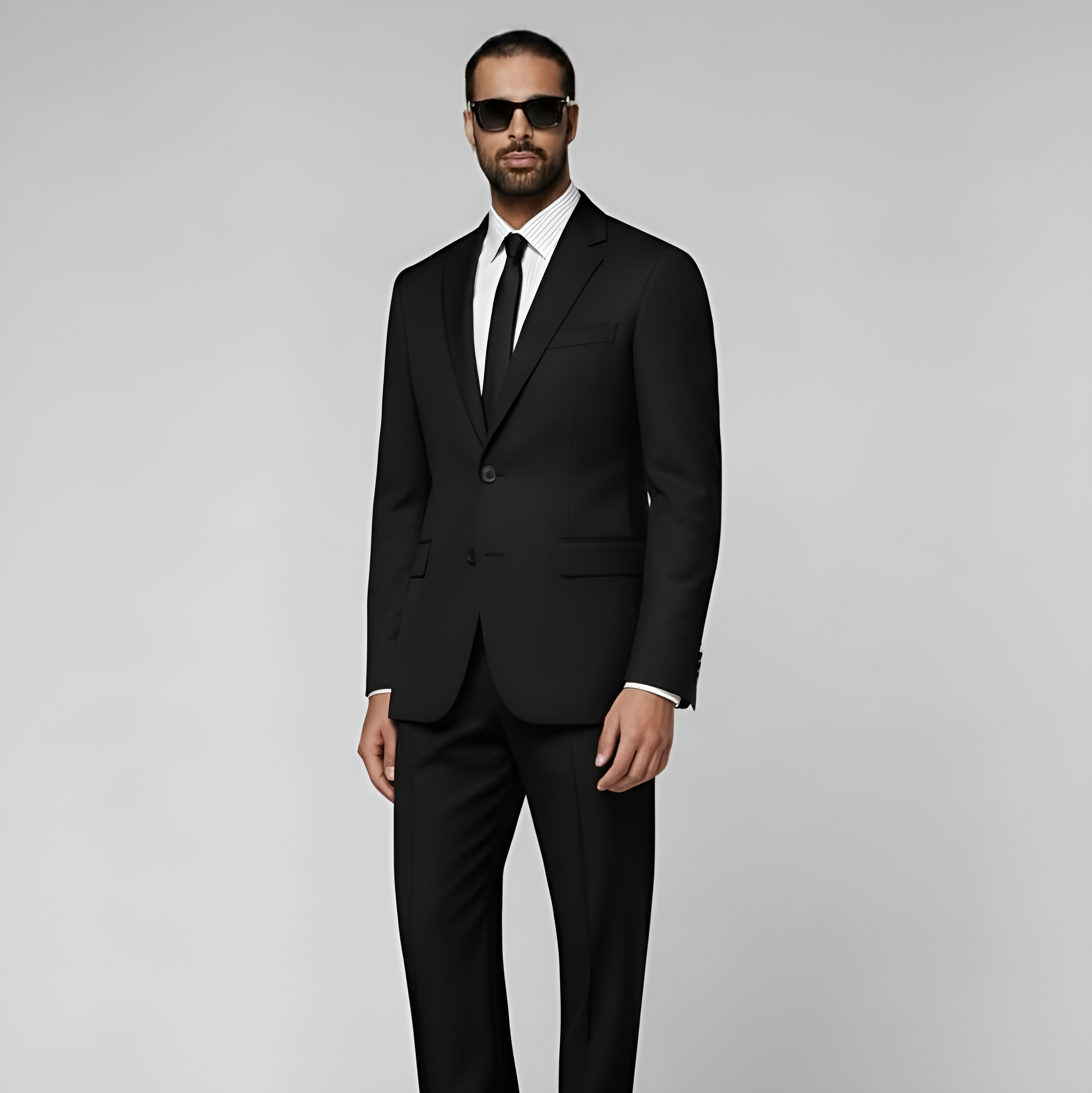 Black Perennial Tailored Fit Havana Suit