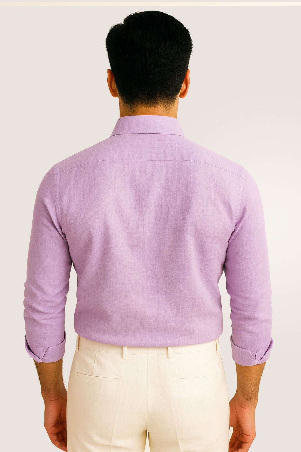 Light Lavender Linen Shirt