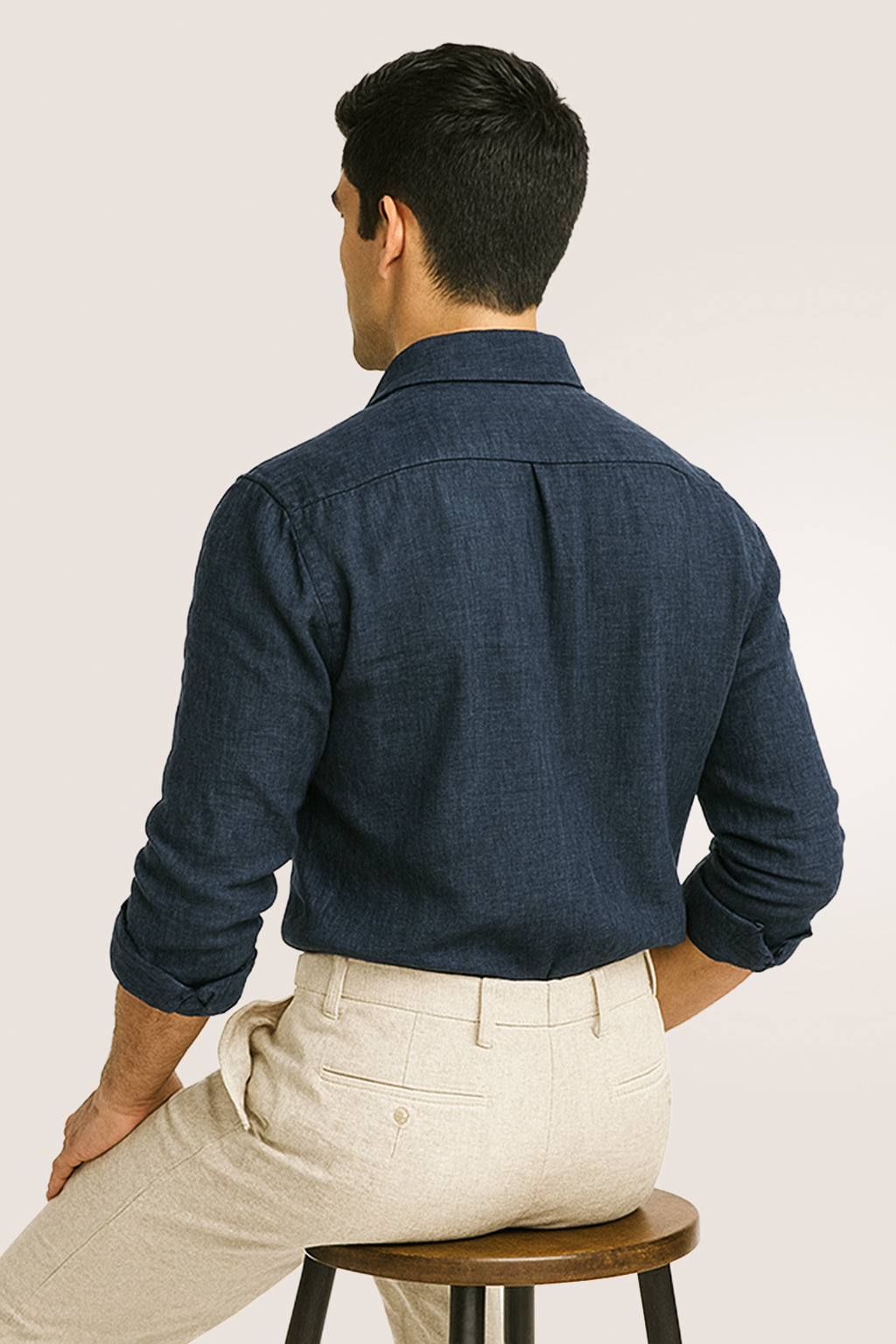 Dark Indigo Linen Shirts
