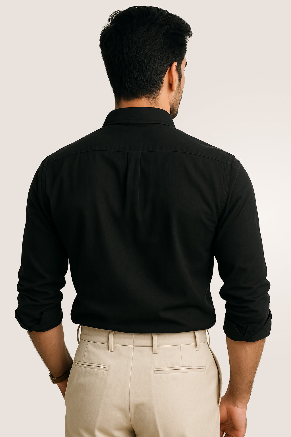 Black Cotton Shirt