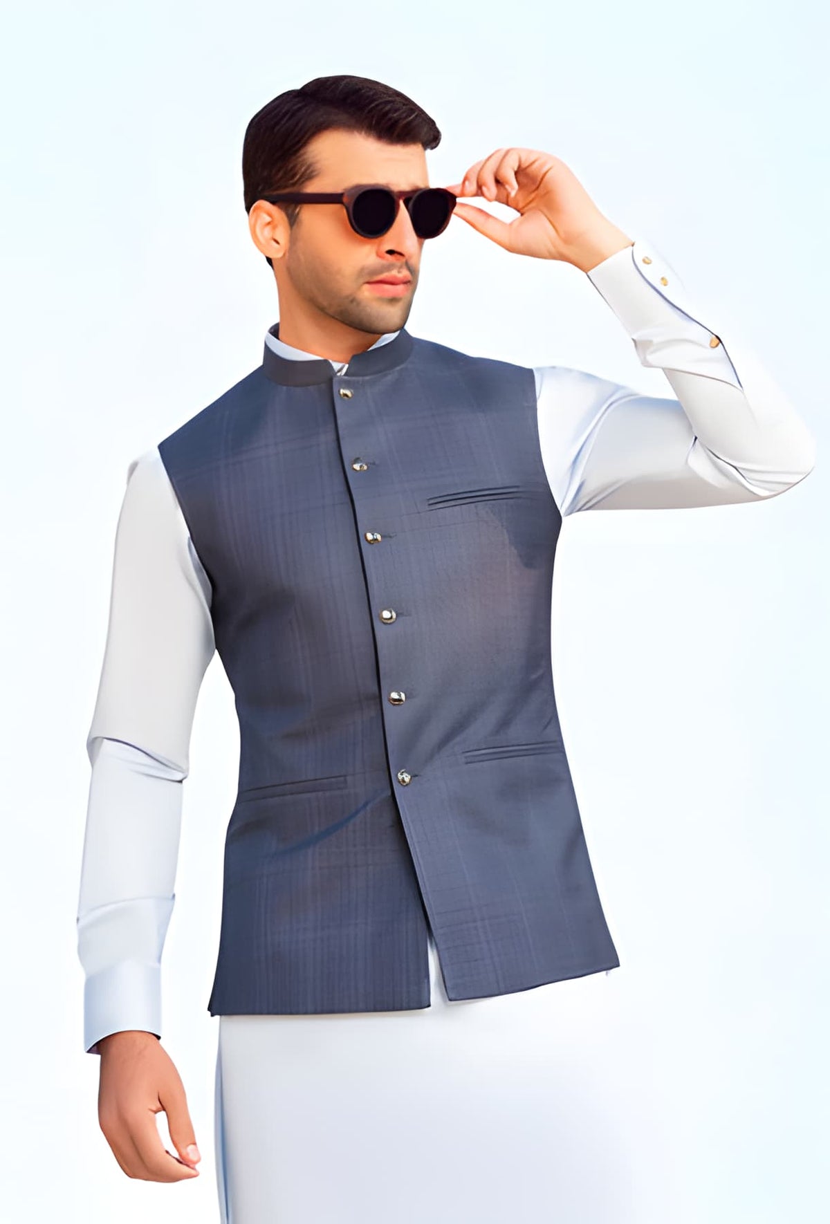 Chequered Blue