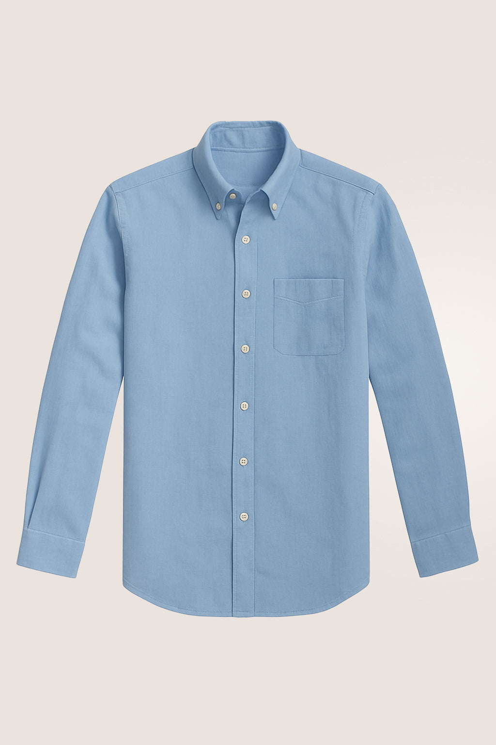 Sky Blue Linen Shirt
