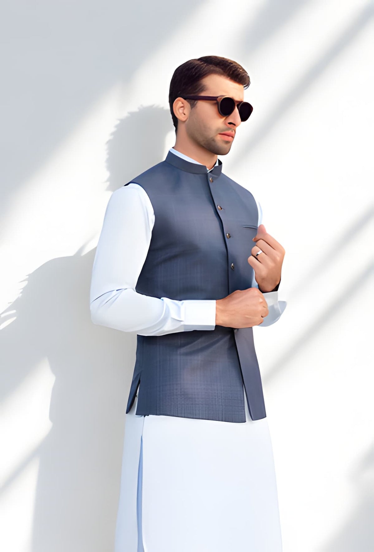 Chequered Blue