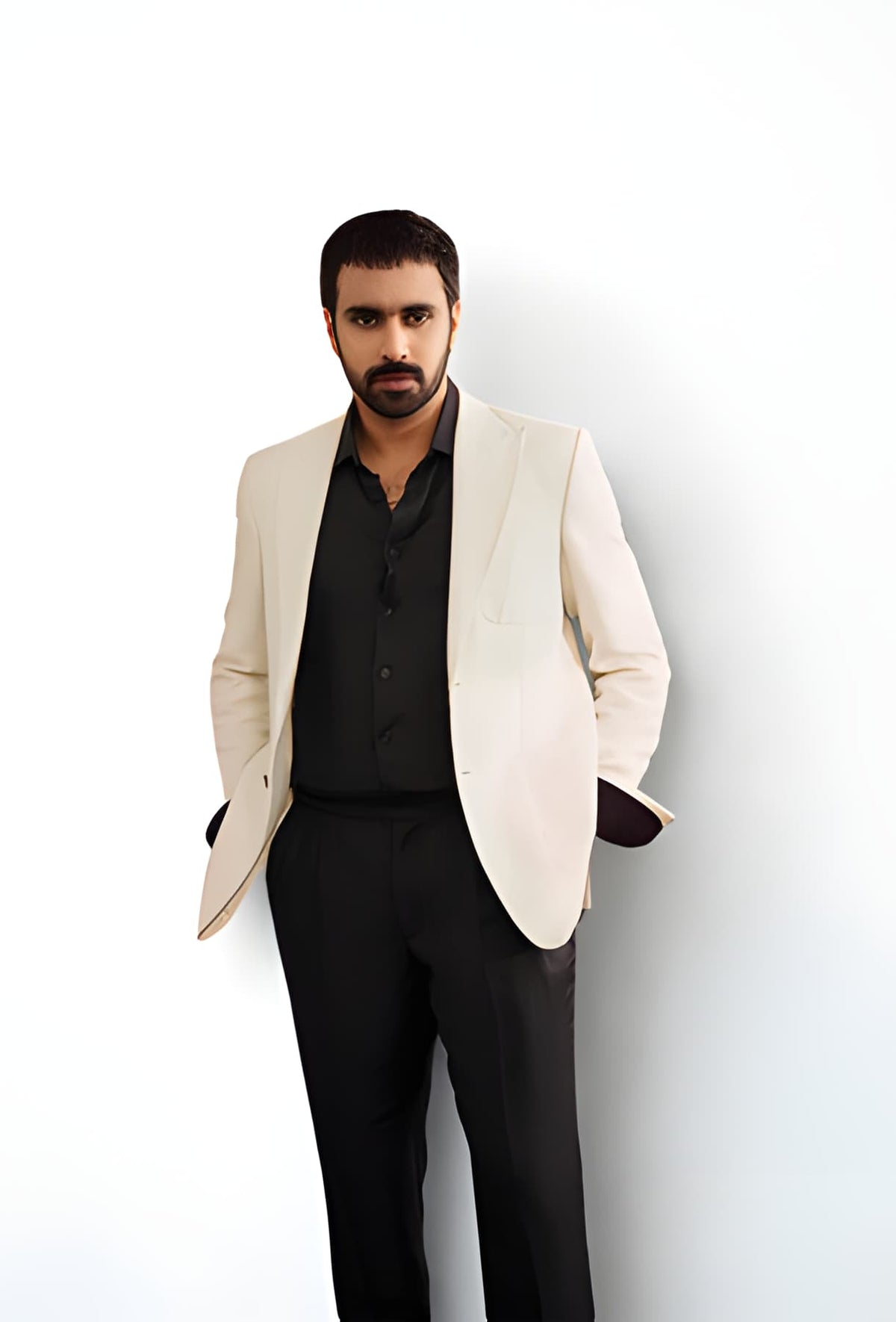Frostline Offwhite Linen Blazer