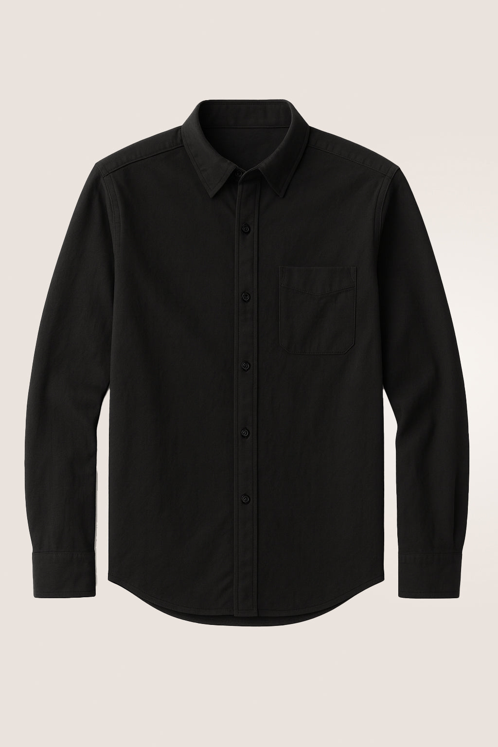 Black Cotton Shirt