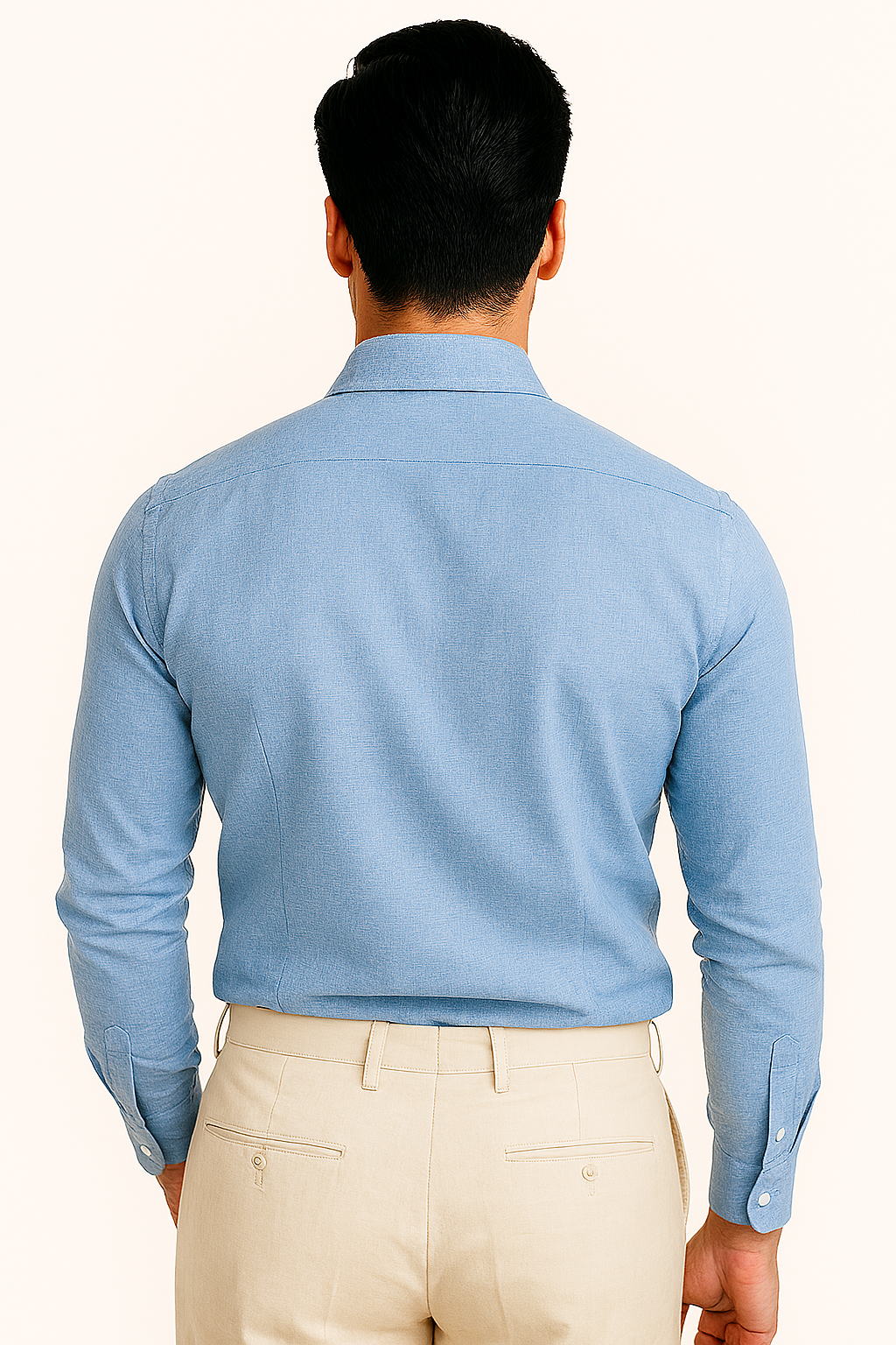 Sky Blue Linen Shirt