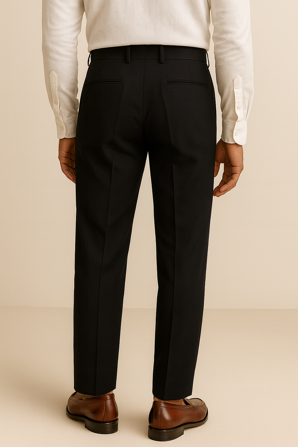 Black Cotton Pants