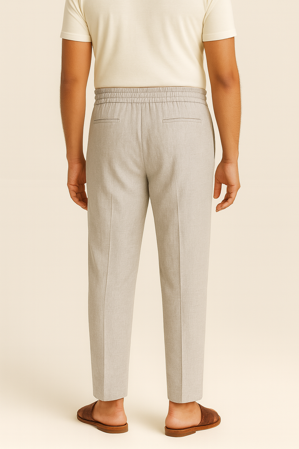 Grey Drawstring Trousers