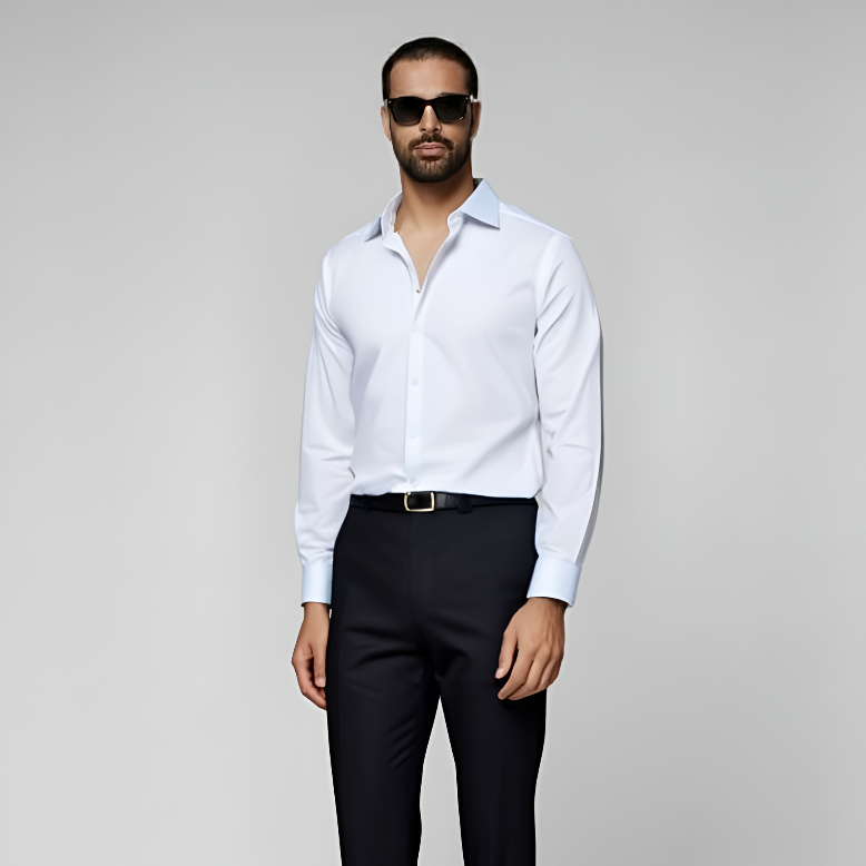 Light Blue Classic Collar Shirt