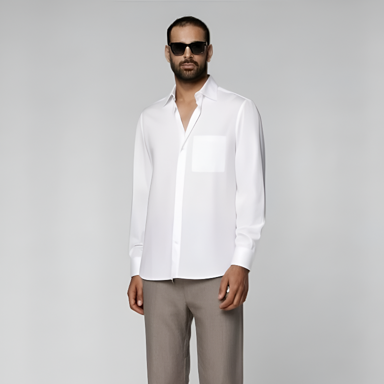 White Lyocell Shirt