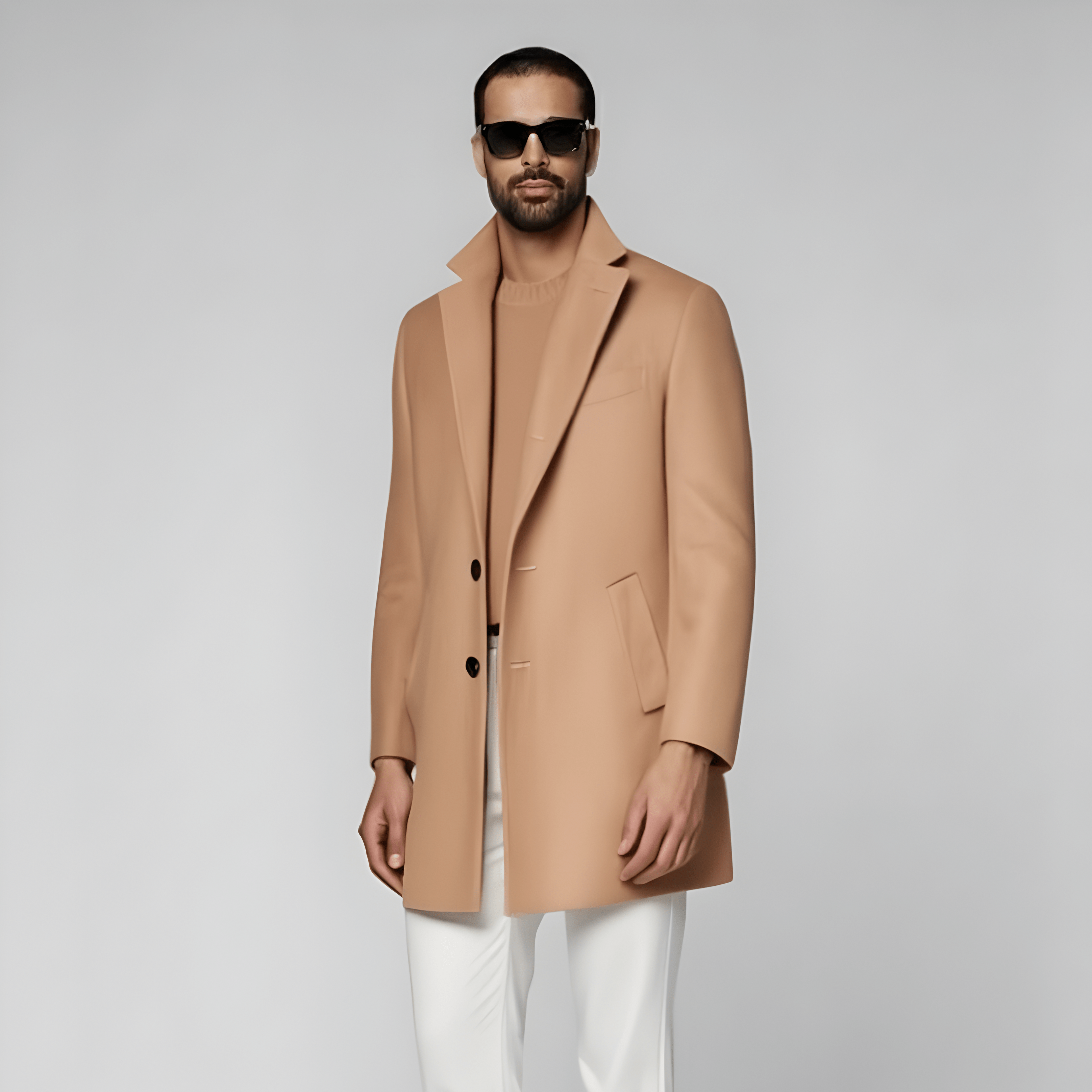 Mid Brown Overcoat