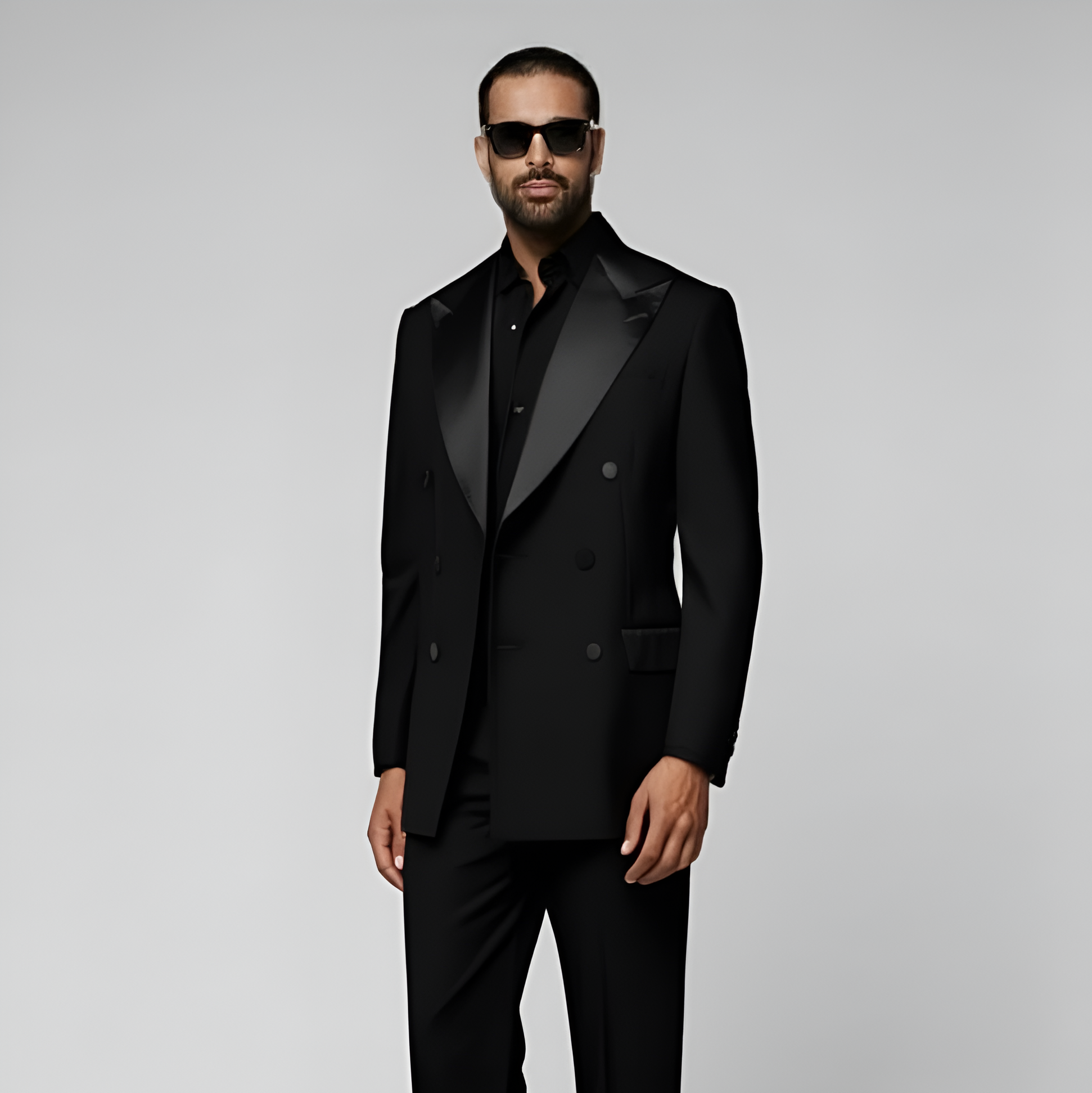Black Tailored Fit Milano Tuxedo