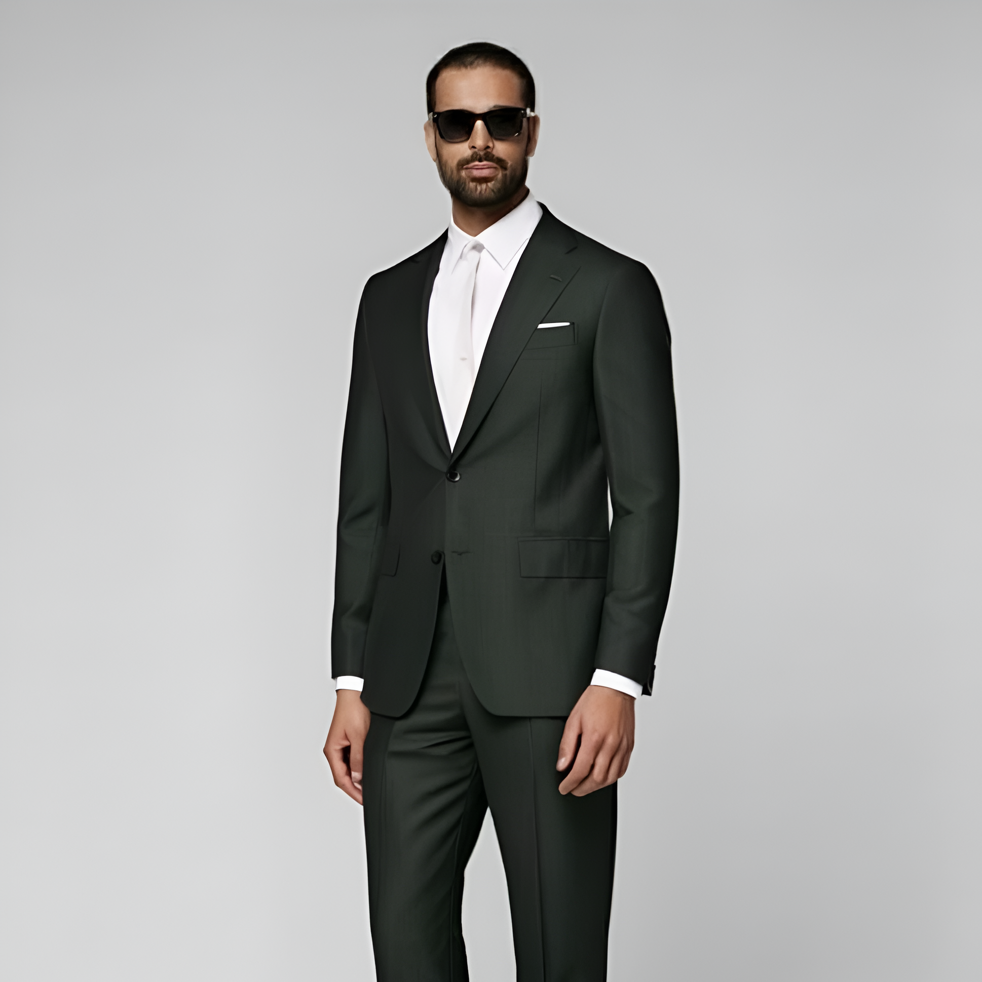 Dark Green Perennial Tailored Fit Havana Suit