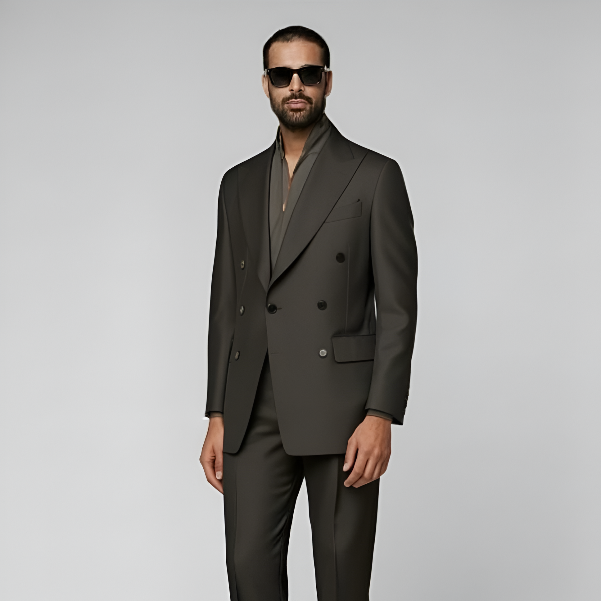 Dark Green Tailored Fit Milano Suit