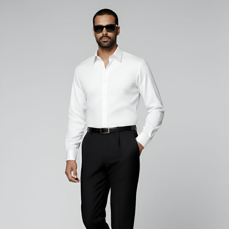 White Point Collar Shirt