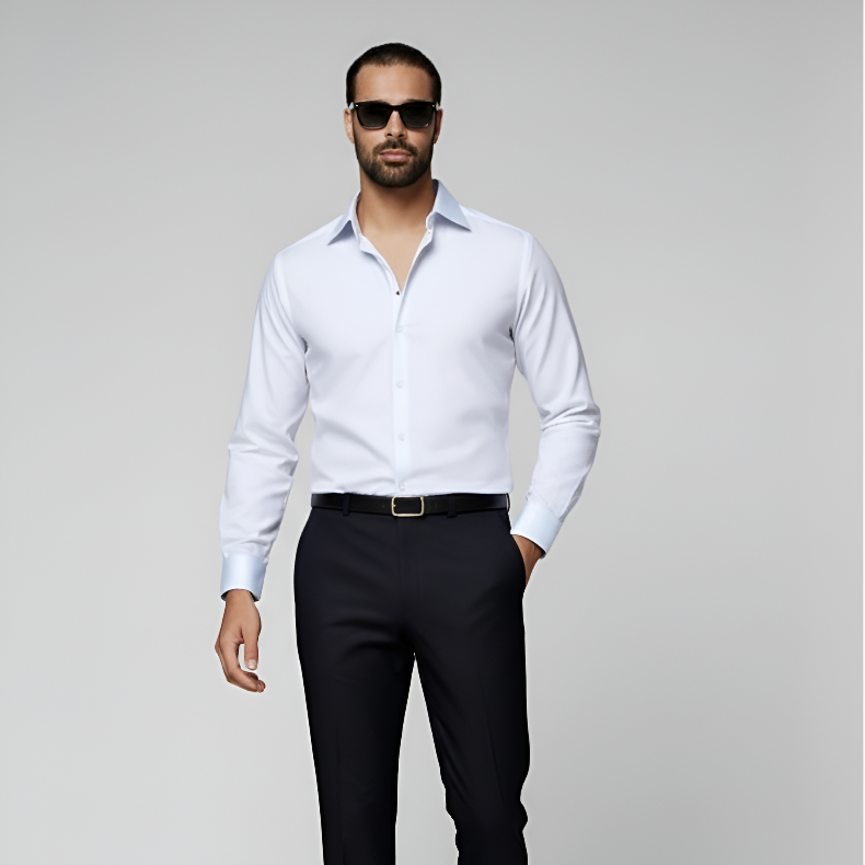 Light Blue Classic Collar Shirt