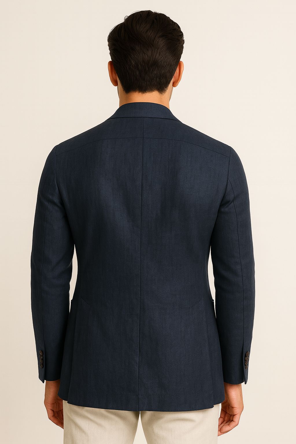 Blue Linen Blazer